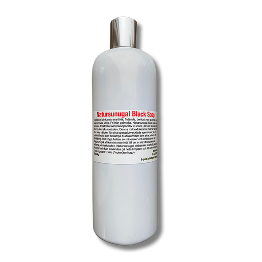 Natursunugal black soap (flytande) 574ml